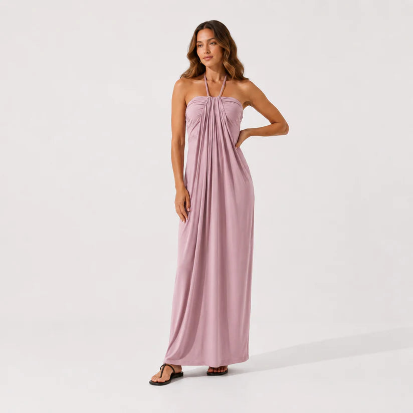 TRUEMADE™ Halter Tie Back Maxi Dress with Pockets [Private Listing for U3659841]
