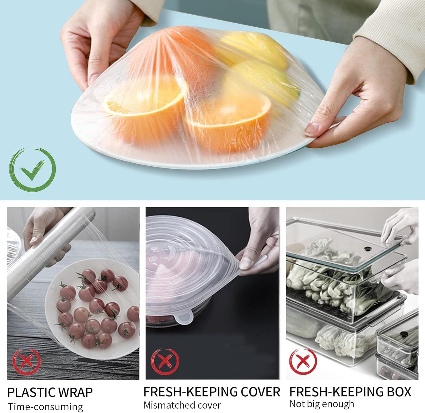 Reusable Food Storage & Proofing Covers