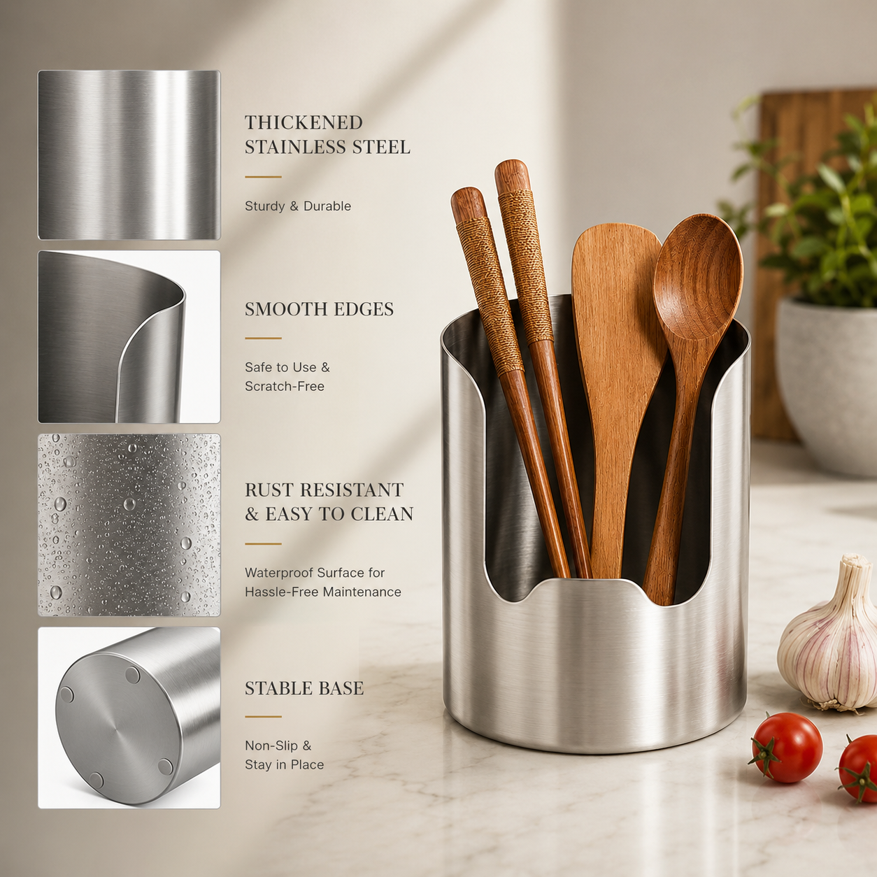 Premium Stainless Steel Utensil Organizer™