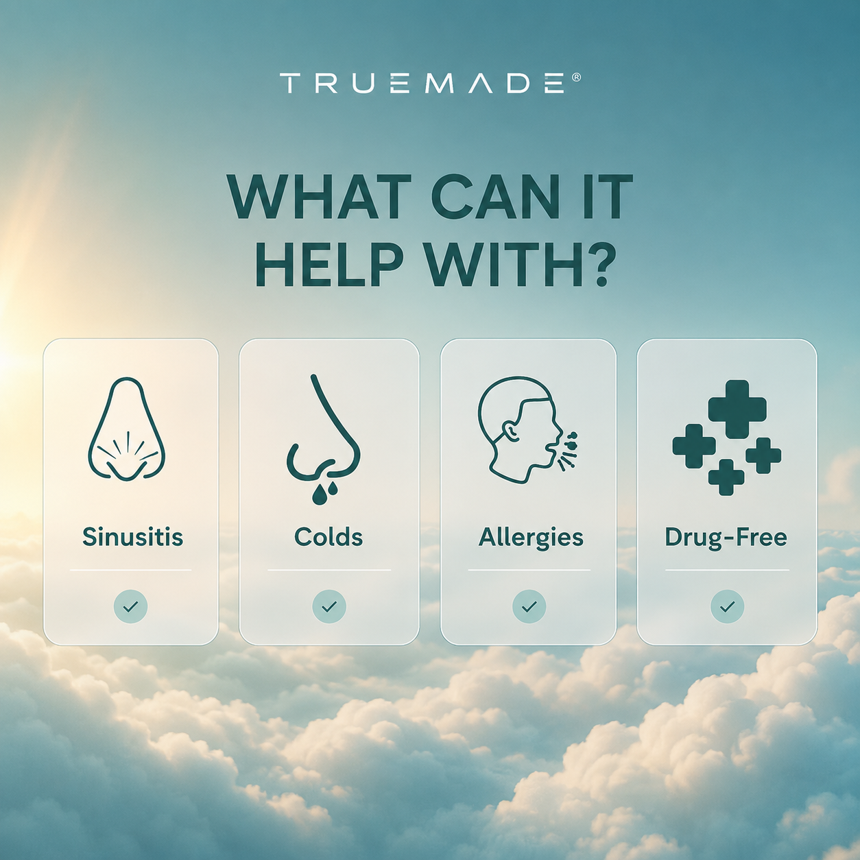 TRUEMADE™ Red Light Nasal Relief Device