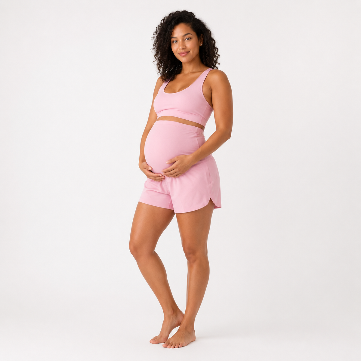 TRUEMADE™ Maternity Bump Shorts | Non-Roll Over-Belly Support