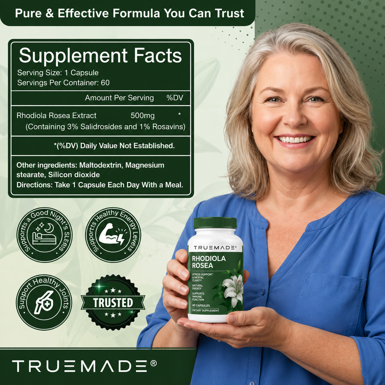 TRUEMADE™ Rhodiola Rosea