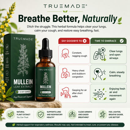 TRUEMADE™ Mullein + Chlorophyll Lung Drops