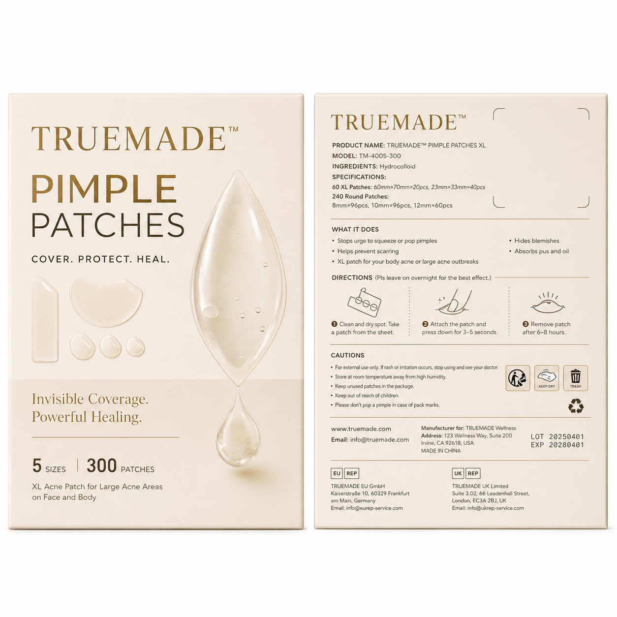 TRUEMADE™ Pimple Patches