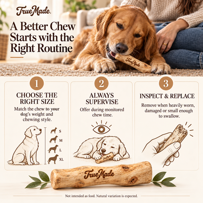 TrueMade™ Natural Coffee Wood Chew