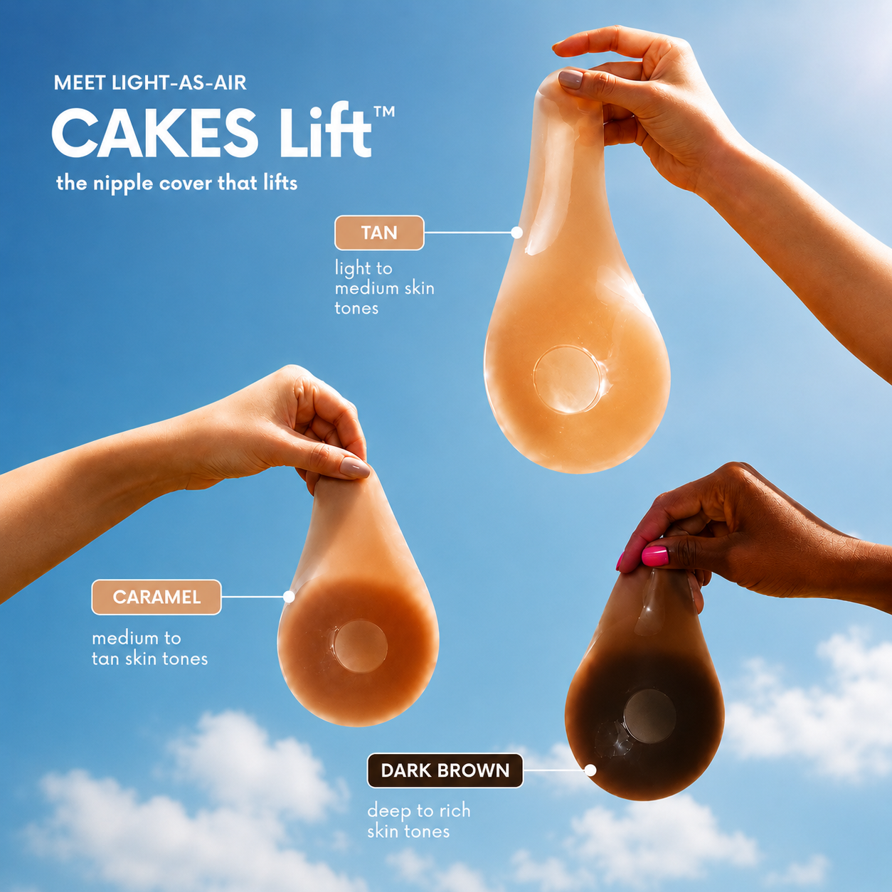 CAKES Lift™ — The Nipple Cover That Lifts