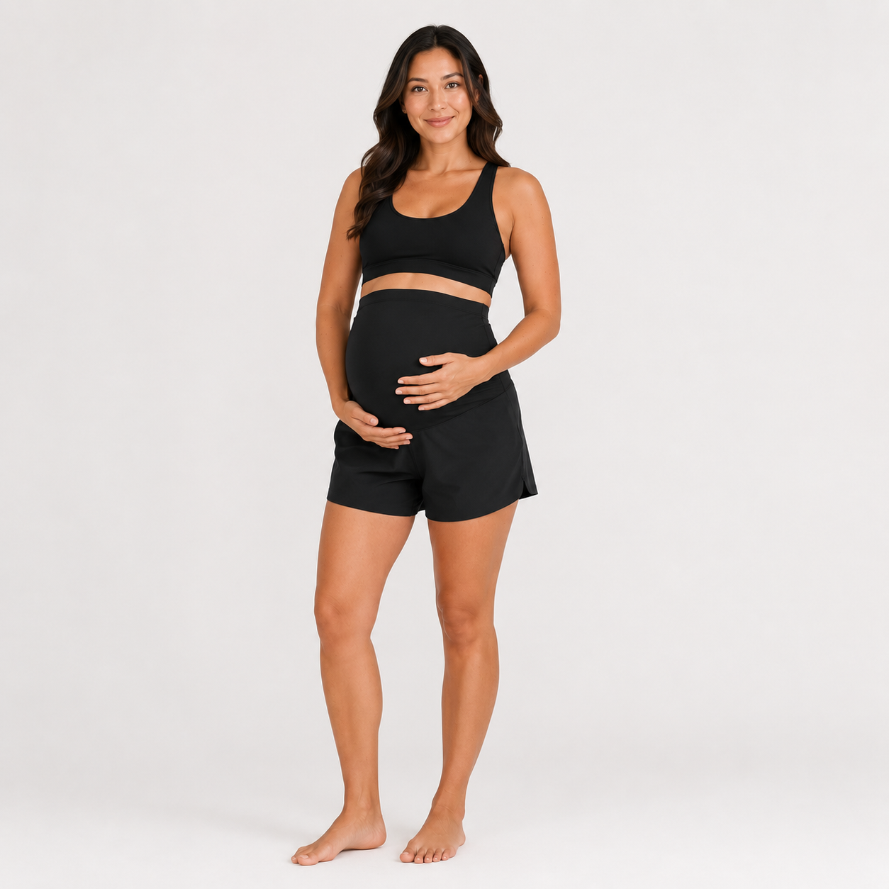 TRUEMADE™ Maternity Bump Shorts | Non-Roll Over-Belly Support
