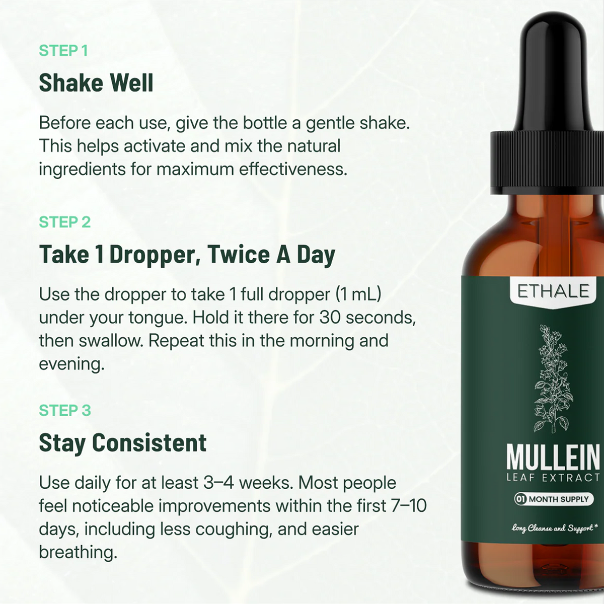 Ethale Mullein & Chlorophyll Lung Drops