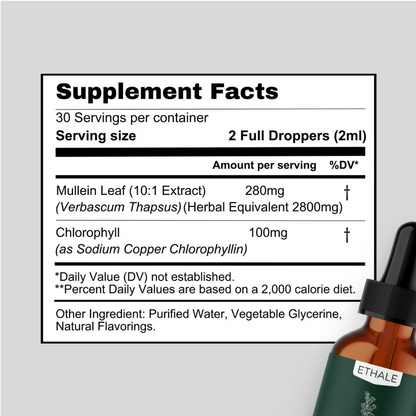 Ethale Mullein & Chlorophyll Lung Drops